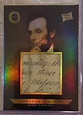 2024 PIECES OF THE PAST ABRAHAM LINCOLN JUMBO HAND WRITING SAMPLE   picture