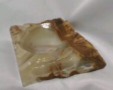 Onyx Vide Poche Vintage Ashtray/Dish Smooth Curved Dish With Natural Rough Edge picture
