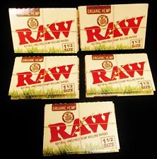 5 Packs of Raw 1.5 Organic Hemp Gum 1 1/2 33 Leaves Per Pack With  picture