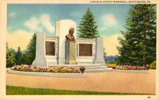 Postcard Lincoln Speech Memorial Gettysburg Pennsylvania 1012 picture