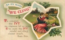 1911 Ivy Motto romance saying BB London #287 Postcard 22-7439 picture