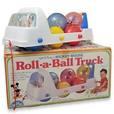 Disney Mickey Mouse Roll A Ball Truck Pull Toy 12