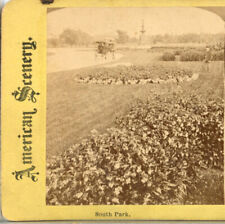 CHICAGO, South Park, c.1880s--Am. Scenery Stereoview V38 picture