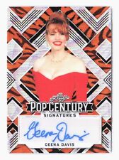 2022 Leaf Pop Century Geena Davis 1/3 Auto Tiger Wave Parallel BA-GD1 Autograph picture