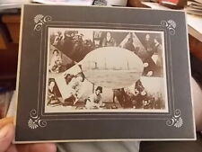 VICT MONTAGE CABINET PHOTO, STEAMSHIP / SAILING SHIP TRIP TO JAPAN picture