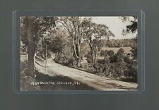 RPPC Dirt Road Approaching Chester Windsor County Vermont 1915 picture