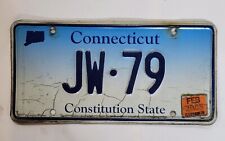 2008 Connecticut Vanity License Plate ~ JW•79 ~  🔥  🔥 picture
