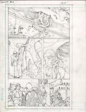 Katana #6 pg 10 DC New 52-Justice League Original Penciled art by ALEX SANCHEZ picture