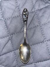 Wyoming The Equality State Collectible Silverplate Spoon With Elk Head picture