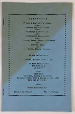 1956 Tobias Fischer & Co Art Antique Auction New York City Vtg Catalog Catalogue picture