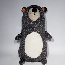CIRCO Forest Bear Plush Black Gray 10