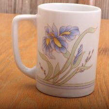 Blue Flower Collectible Coffee Mug Tea Cup picture