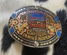 trophy buckle team roping Dummy Roping Final Champion For Kids Cowboy Rodeo picture