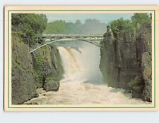 Postcard The Great Falls of the Passaic River Paterson New Jersey USA picture