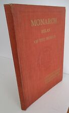 1943 MONARCH Atlas of the World & Pictorial Review of WORLD WAR TWO picture