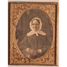 1/4th Plate Daguerreotype Of An Elderly Woman picture