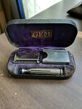Vintage Gem Razor With Case early 1900s picture