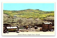 District Museum Cripple Creek Colorado Aerial View Postcard picture