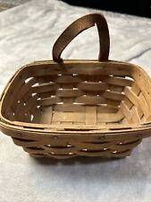 Vintage Longaberger Medium Sized Basket With Wall Hook picture