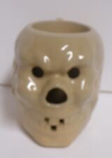 Skeleton mug Trader Vic's skull Large Glazed Mug Missing teeth Halloween picture