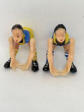 Lot of 2 vintage cake toppers basket ball players picture