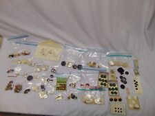 huge lot of Vintage 1950's-60's Buttons all different types shapes sizes colors picture