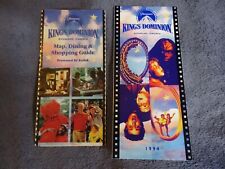Paramount's Kings Dominion Virginia 1994 Park Guide Map and brochure picture