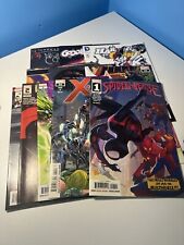 DC And Marvel Comic Book Lot - 11 Comic Books Spider Verse X-men Harley Quinn picture