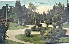 Kingston New York Vintage Postcard Arcade @ Kingston Point Swastika Posted 1913 picture