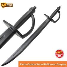Pirate Wooden Cutlass Sword Practice Theater Training Halloween Cosplay picture
