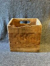Vintage Wooden Box With Handle picture