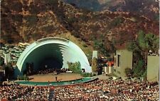 Hollywood Bowl California CA Amphitheatre Postcard VTG UNP Plastichrome Vintage picture