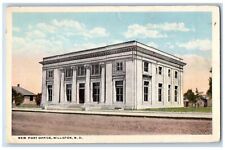 Williston North Dakota Postcard New Post Office Exterior c1920 Vintage Antique picture