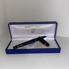 Waterman Paris Ballpoint Pen Blue Marble New In Box Great Condition picture