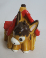 Donkey in Cabin Bank Vintage Made in Japan Stamped Bottom Ceramic Cute picture