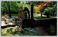 Postcard Aerating Water Wheel @ the Blue Hole, Castalia, Ohio   D-24 picture
