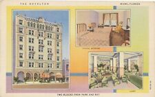 Miami FL THe Royalton Art Deco Linen 131 South East First Street VG UNUSED  picture