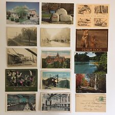 Lot of 15 Various Old Postcards Findlay Ohio Storms Rppc Ship Old Trucks RARE picture