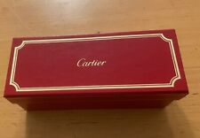Signed Cartier France Soliflre Crystal Glass Vase In Box picture