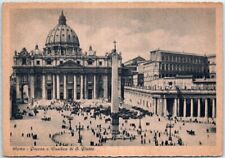 Postcard - St. Peter's Square and Basilica - Rome, Italy picture