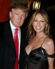 Donald Trump and Melania Trump Former President and Wife 8 x 10 Photo Reprint picture