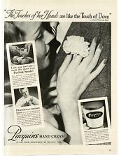 1945 Pacquins Hand Cream the Touches Of Her Hands Vintage Print Ad 2 picture