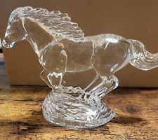 Waterford Crystal Running Horse Figurine Sculpture Pre-owned Great Condition  picture