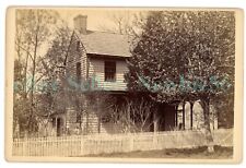 Philadelphia PA - VIEW OF EARLY HOUSE - R. Newell Cabinet Photograph c1880s picture
