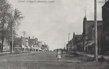 State Street - Garner, Iowa - posted litho picture