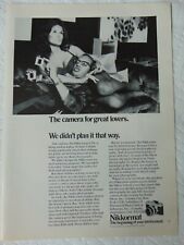1972 Nikkormat FTN 35mm Camera For Great Lovers vintage art print ad picture