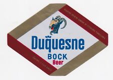 Duquesne Bock 12 oz Beer Label picture