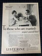 Vintage 1928 Listerine Print Ad picture