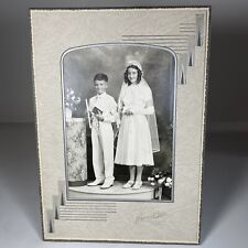 Vintage Photography Catholic Confirmation 1st Communion 1948 Chicago picture
