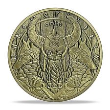 Viking Valknut Coin Viking Odin Knot Challenge Coin Gift Valknut Coin (Odin) picture